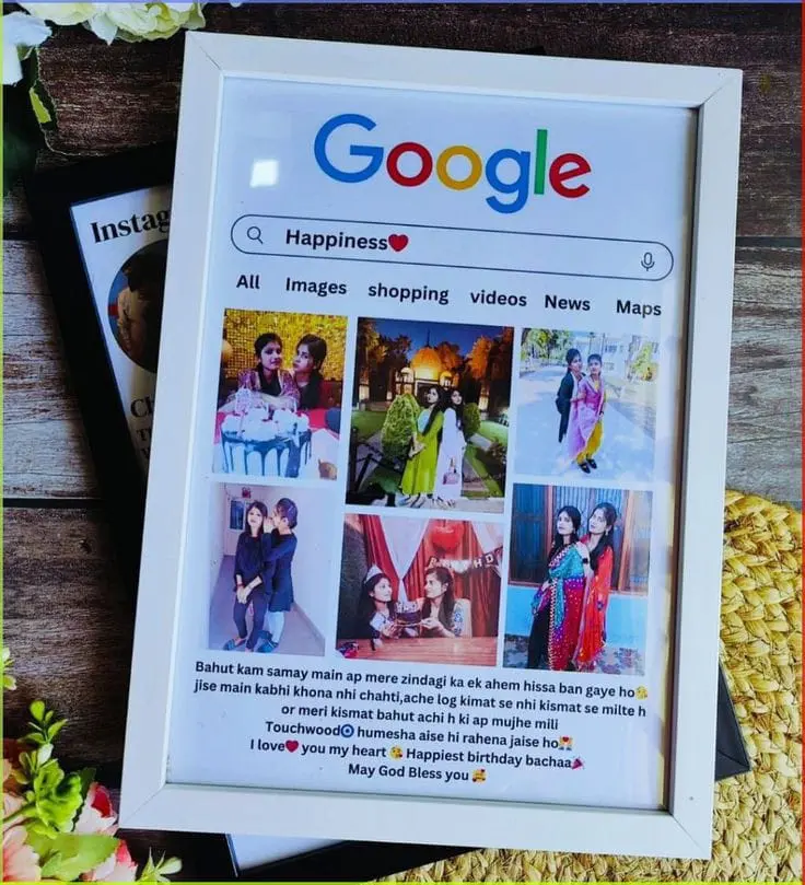 Google Theme Photo Frame