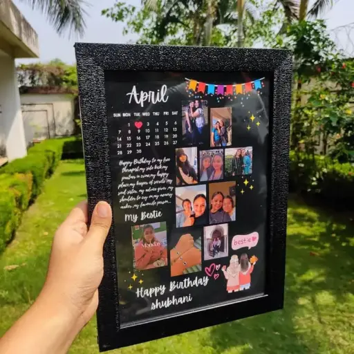 Bestie Birthday Calendar Frame