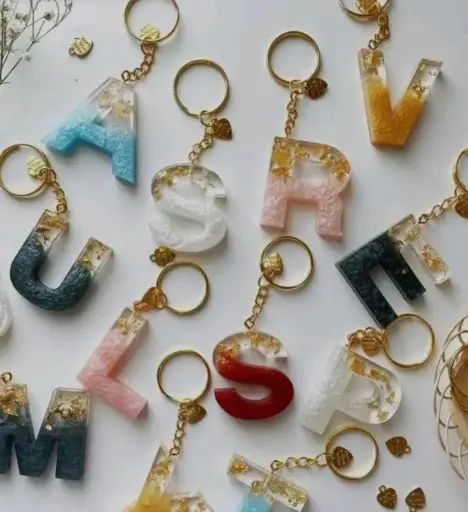 Alphabet key chain