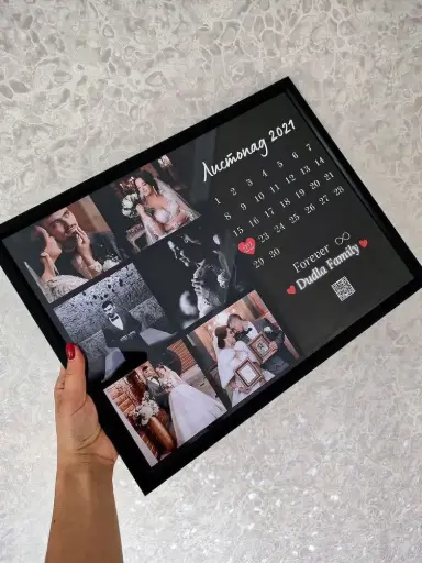 Forever Wedding Calendar Frame