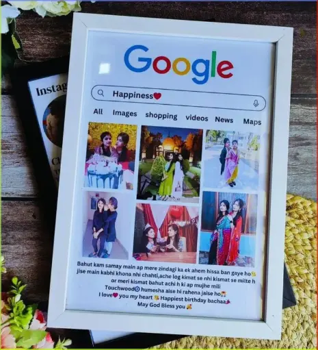 Google Theme Photo Frame